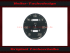 Tachoscheibe für Norton BSA Triumph Ariel Smiths Chronometric HRD Vincent Black Shadow 15-250 Kmh Ø110 mm