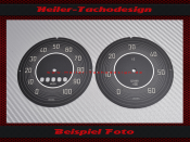 Speedometer Discs for Porsche 356 from Veigel 100 Mph to 160 Kmh