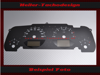 Speedometer Disc for Jeep Wrangler JK 2008 to 2010  100 Mph to 160 Kmh 7000 RPM