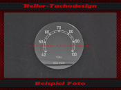 Glas Skala Fernthermometer f&uuml;r Mercedes 380 MB 5000...