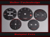 Speedometer Discs for Porsche 911 964 993 G Model Optik 300 Kmh