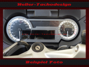 Tachoscheibe für BMW R1200 RT LC EZ ab 2014 Mph zu Kmh
