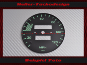 Speedometer Disc for Porsche 356 from 10 Kmh