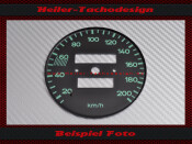 Tachoscheibe Porsche 356 ab 10 Kmh