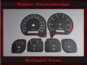 Speedometer Discs for Jaguar XJS 1991 to1996 160 Mph to 260 Kmh