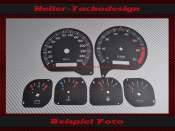 Speedometer Disc Jaguar XJS 1991 to1996 160 Mph to 260 Kmh