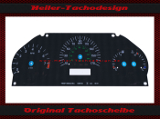 Tachoscheibe für Jaguar XK8 1998 Mph zu Kmh