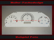 Tachoscheibe Jaguar XK8 1998 Mph zu Kmh