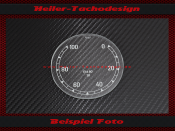 Speedometer Glass Scale for Veigel 0 to 100 kmh...