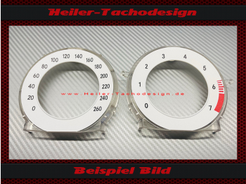 Speedometer Disc for Mercedes SL 500 R230 Facelift 2008 to 2012 260 Kmh