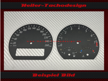 Speedometer Discs for BMW X3 E83 2003 to 2010 160 Mph to 260 Kmh 7500 UPM