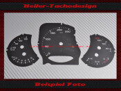 Speedometer Disc Porsche Cayenne 2011 Typ 958 Mph to Kmh