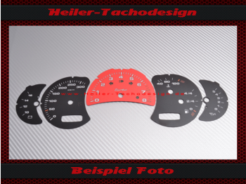 Speedometer Discs for Porsche 911 996 Turbo Facelift Switch 200 Mph to 320 Kmh