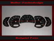 Speedometer Discs for Porsche 911 996 Turbo Facelift Switch 200 Mph to 320 Kmh