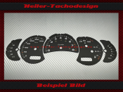 Speedometer Discs for Porsche 911 996 Turbo Facelift Switch 200 Mph to 320 Kmh