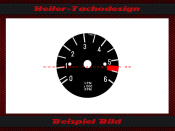 Tachometer for Mercedes Benz W108 W109 280 S VDO 6 RPM...