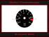 Tachometer for Mercedes Benz W108 W109 280 S VDO 6 RPM with redden Area