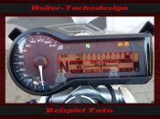 Tachoscheibe für BMW R1200 R LC ab 2014 Mph zu Kmh