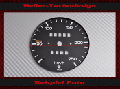 Speedometer Disc for Porsche 911 1963 to 1983 Dimmed...
