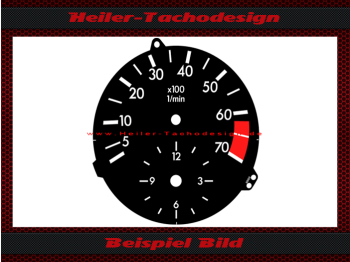Drehzahlmesser Scheibe für Mercedes W201 C Klasse 7000 RPM
