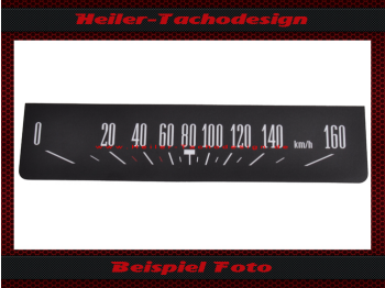 Tacho Aufkleber für Ford Truck F100 F150 F250 1966 bis 1972 100 Mph zu 160 Kmh