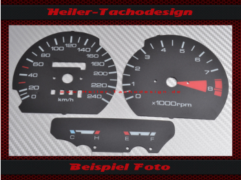 Speedometer Disc for Honda Goldwing GL 1200 1984 to 1988 Mph to Kmh