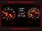 Tachoscheiben für Audi Q3 8U Diesel Mph zu Kmh