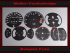 Set Tachoscheiben für Porsche 911 930 Turbo Mph zu Kmh - 1