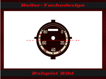 Speedometer Disc for VW T1 A Bus to 1954 Zählwerkfenster - 1