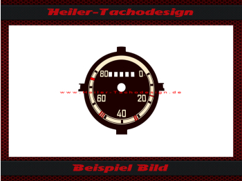 Speedometer Disc for VW T1 A Bus to 1954 Zählwerkfenster - 2