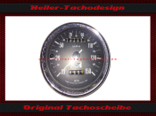 Tacho Aufkleber für Triumph Bonneville T140V 750 Baujahr 1976 Mph zu Kmh
