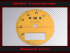 Tachometer Disc for Porsche 911 964 993 with BC 7,5 RPM 6 Clock Position