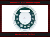 Speedometer Disc for Hoffmann Fahrzeugbau 0 to 90 Kmh...