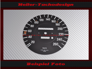 Speedometer Disc for Mercedes W107 R107 280 SL electronic Speedometer 160 Mph to 260 Kmh