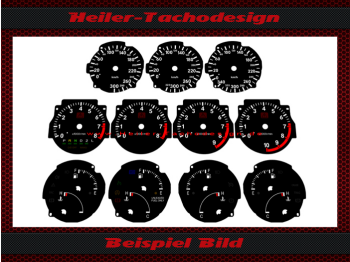 Tachoscheibe für Toyota Supra MK4 Linkslenker oder Rechtslenker