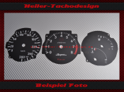 Tachoscheibe für Toyota Supra MK4 Linkslenker oder Rechtslenker