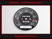 Speedometer Sticker for Mercedes 600 W100 Pullmann 140...