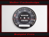Speedometer Sticker for Mercedes 600 W100 Pullmann 140 Mph to 220 Kmh