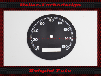 Tachoscheibe für Veigel für BMW 0 bis160 Kmh Ø78 mm