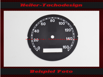 Speedometer Disc for Veigel for BMW 0 bis160 Kmh Ø78 mm