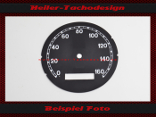Tachoscheibe für Veigel für BMW 0 bis160 Kmh...