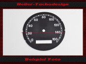 Tachoscheibe Veigel BMW 0 bis160 Kmh Ø78 mm