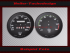 Speedometer Disc for Jaguar XJS V12 5,3 HE 1990 160 Mph to 260 Kmh