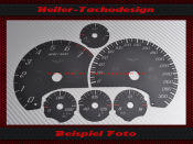 Speedometer Disc for Chevrolet Corvette C6 300 Kmh
