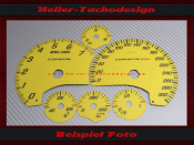 Tachoscheiben für Chevrolet Corvette C6 300 Kmh 7500...