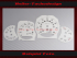 Speedometer Disc for Porsche Panamera 970 300 Kmh