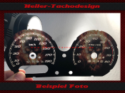 Speedometer Disc for Harley Davidson Road Glide FLTRX 2015 Mph to Kmh