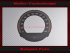Nur Tachoscheibe für Mercedes C Klasse W204 vor Facelift Mph zu Kmh
