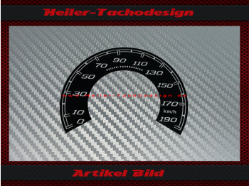 Tacho Aufkleber für Harley Davidson E Glide Ultra Limited FLHTK 2015 Ø80 Mph zu Kmh