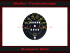 Speedometer Disc for Porsche 924 Mph to Kmh